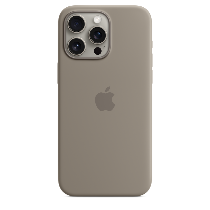 iPhone 15 Pro Max Silicone Case with MagSafe - Clay - iSTYLE BG
