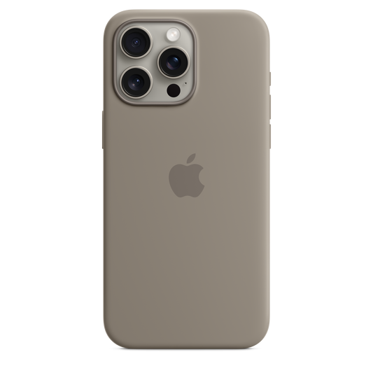iPhone 15 Pro Max Silicone Case with MagSafe - Clay - iSTYLE BG