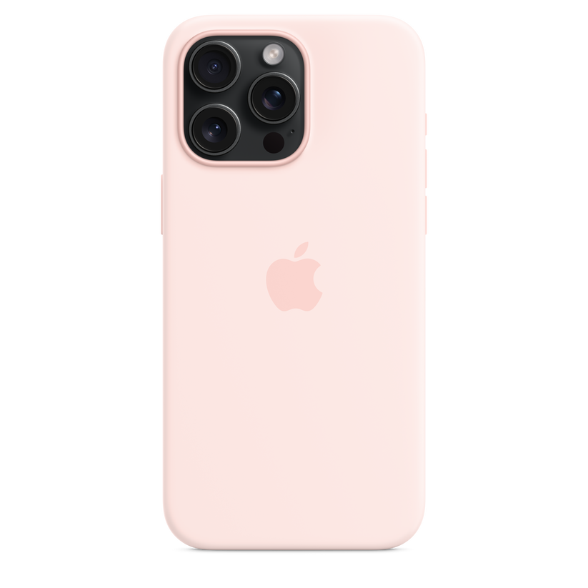iPhone 15 Pro Max Silicone Case with MagSafe - Light Pink - iSTYLE BG