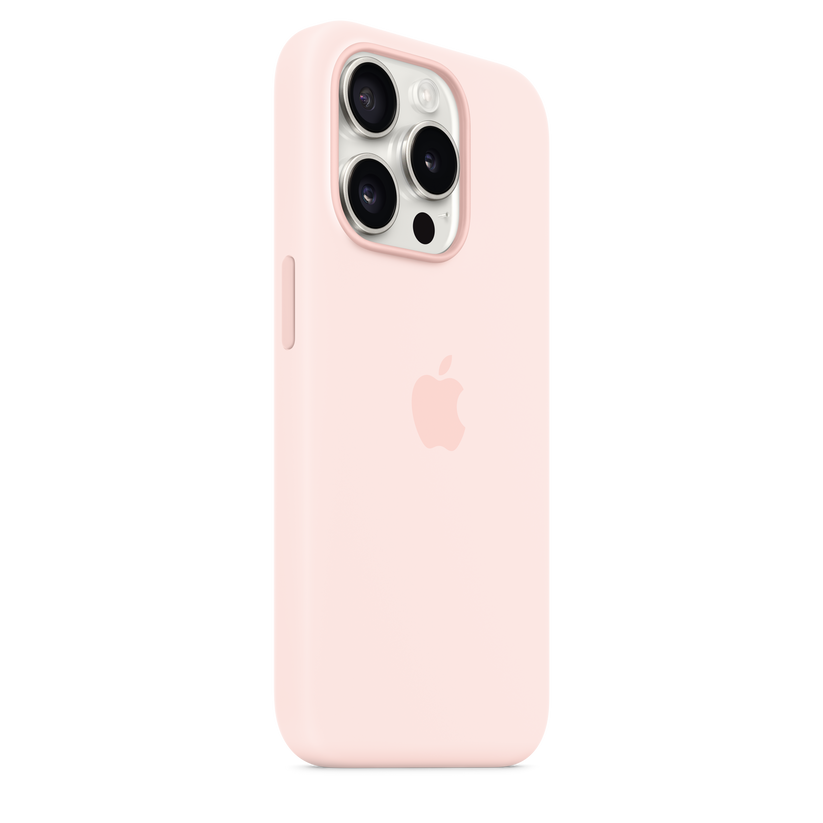 iPhone 15 Pro Silicone Case with MagSafe - Light Pink - iSTYLE BG