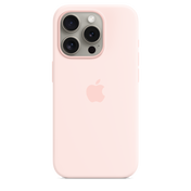 iPhone 15 Pro Silicone Case with MagSafe - Light Pink - iSTYLE BG