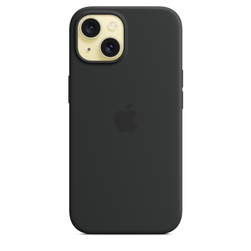 iPhone 15 Silicone Case with MagSafe - Black - iSTYLE BG