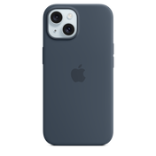 iPhone 15 Silicone Case with MagSafe - Storm Blue - iSTYLE BG