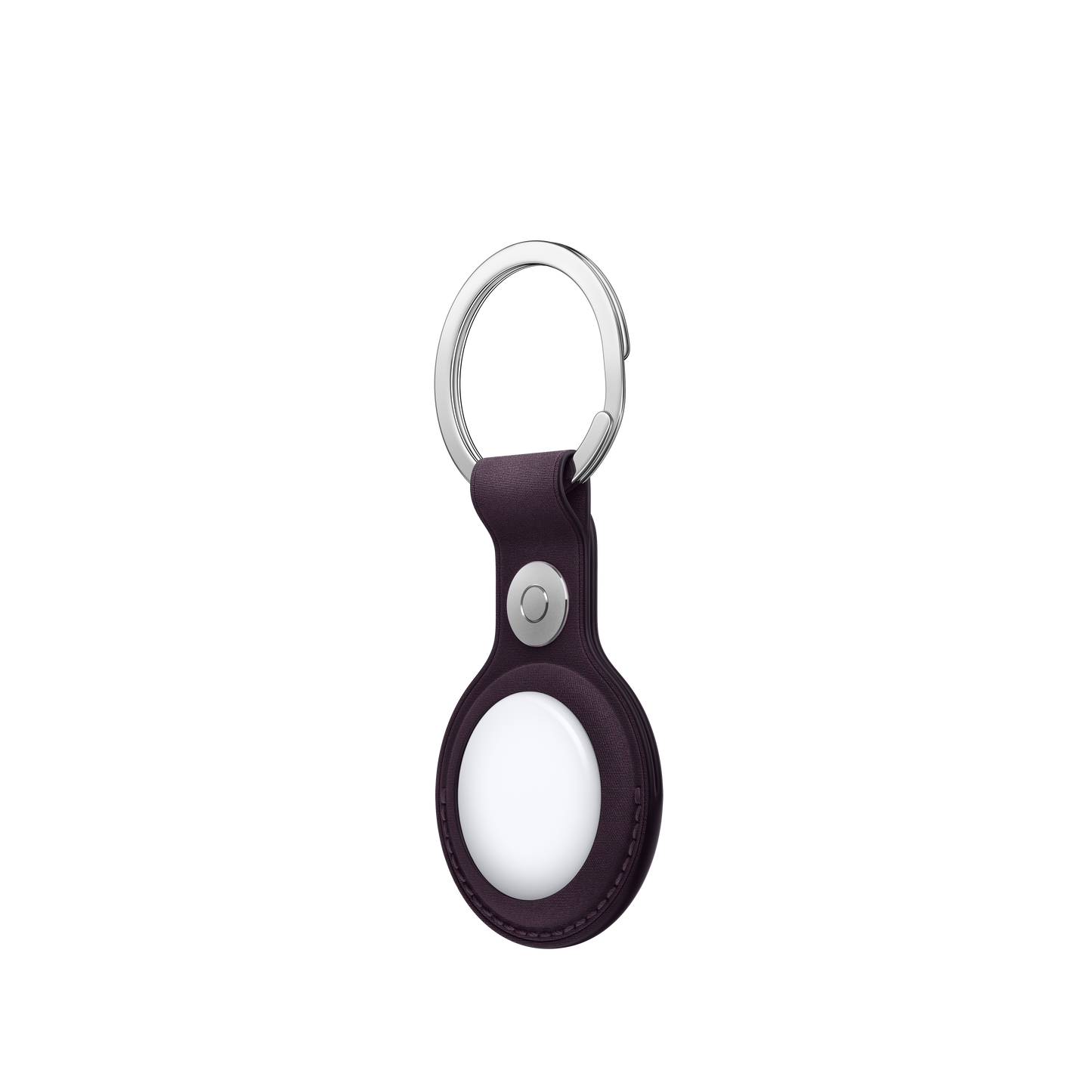 AirTag FineWoven Key Ring - Blackberry - iSTYLE BG