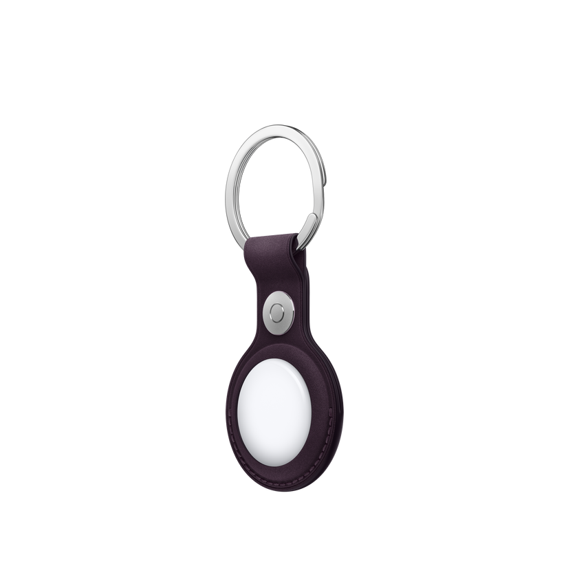 AirTag FineWoven Key Ring - Blackberry - iSTYLE BG