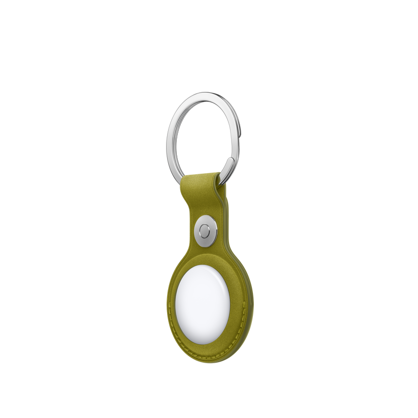 AirTag FineWoven Key Ring - Chartreuse - iSTYLE BG