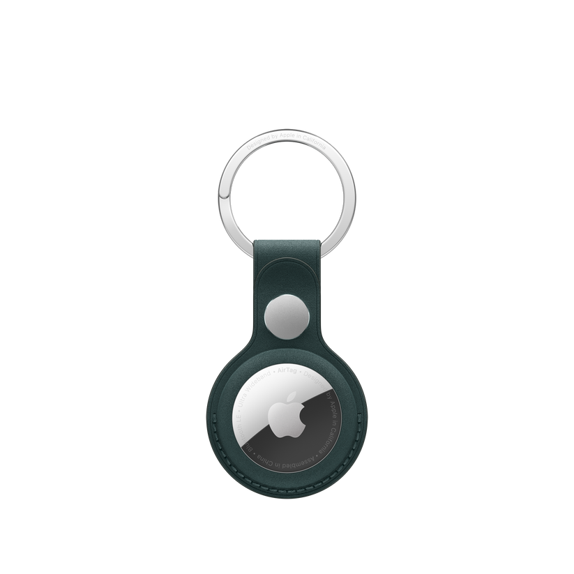 AirTag FineWoven Key Ring - Dark Green - iSTYLE BG