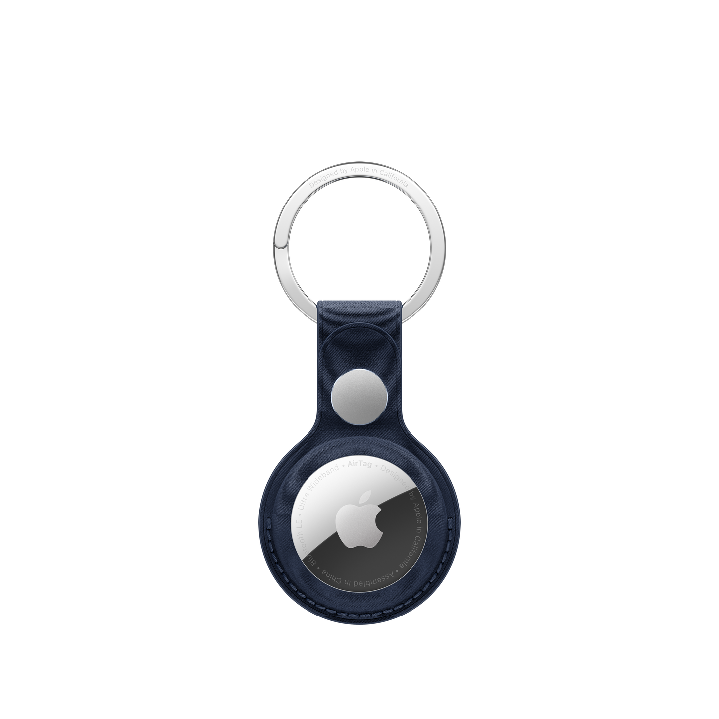 AirTag FineWoven Key Ring - Deep Blue - iSTYLE BG