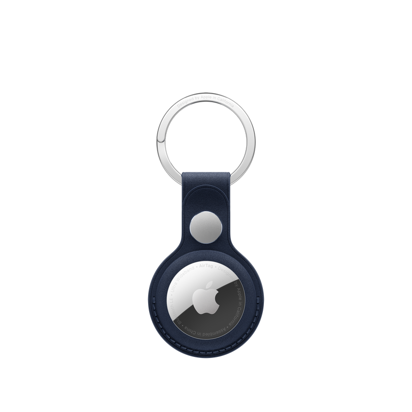 AirTag FineWoven Key Ring - Deep Blue - iSTYLE BG