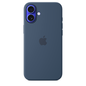 iPhone 16 Plus Silicone Case with MagSafe - Denim - iSTYLE BG