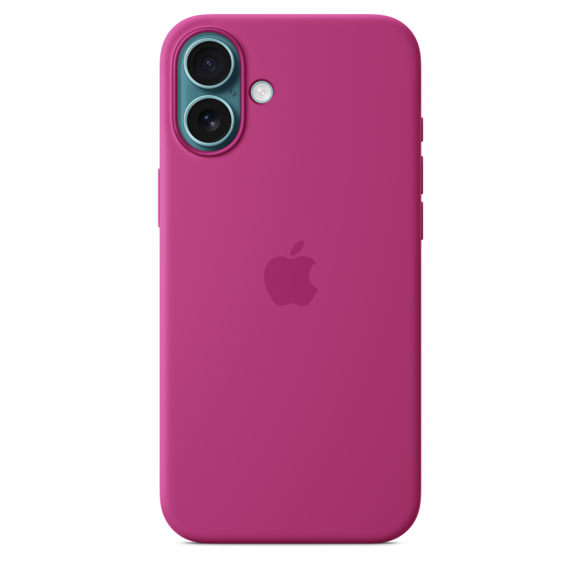 iPhone 16 Plus Silicone Case with MagSafe - Fuchsia - iSTYLE BG