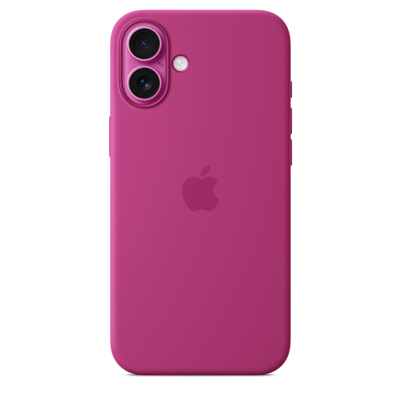 iPhone 16 Plus Silicone Case with MagSafe - Fuchsia - iSTYLE BG