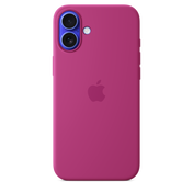 iPhone 16 Plus Silicone Case with MagSafe - Fuchsia - iSTYLE BG