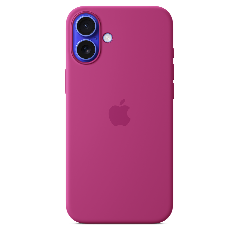 iPhone 16 Plus Silicone Case with MagSafe - Fuchsia - iSTYLE BG