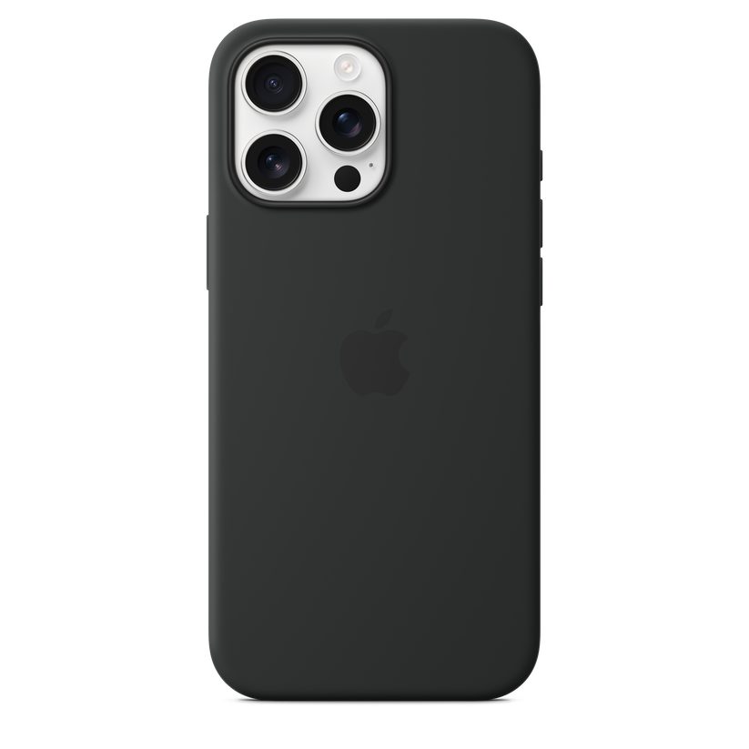 iPhone 16 Pro Max Silicone Case with MagSafe - Black - iSTYLE BG