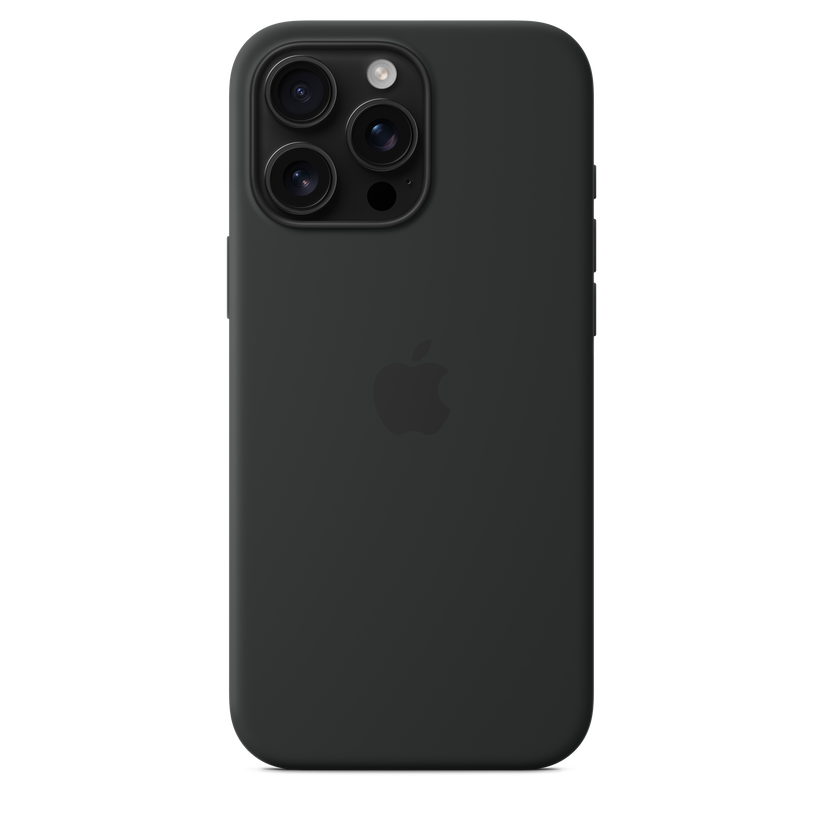 iPhone 16 Pro Max Silicone Case with MagSafe - Black - iSTYLE BG