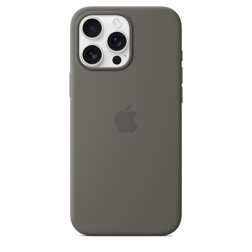iPhone 16 Pro Max Silicone Case with MagSafe - Stone Grey - iSTYLE BG