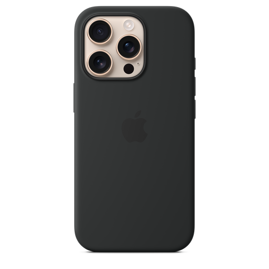 iPhone 16 Pro Silicone Case with MagSafe - Black - iSTYLE BG