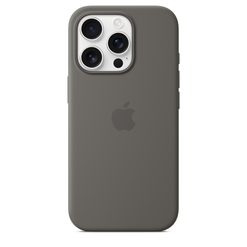 iPhone 16 Pro Silicone Case with MagSafe - Stone Grey - iSTYLE BG