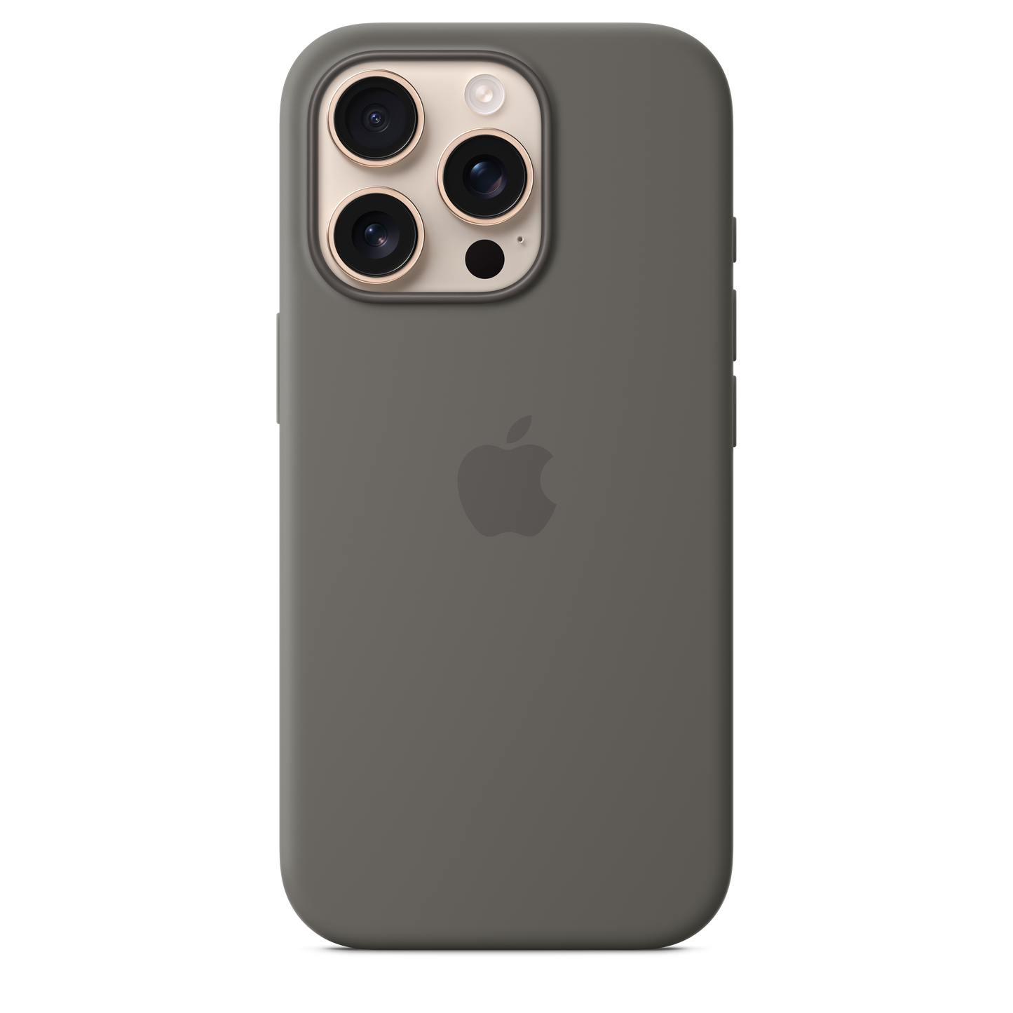iPhone 16 Pro Silicone Case with MagSafe - Stone Grey - iSTYLE BG