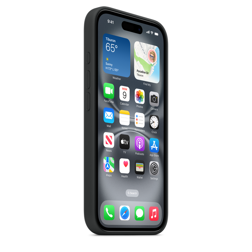 iPhone 16 Silicone Case with MagSafe - Black - iSTYLE BG