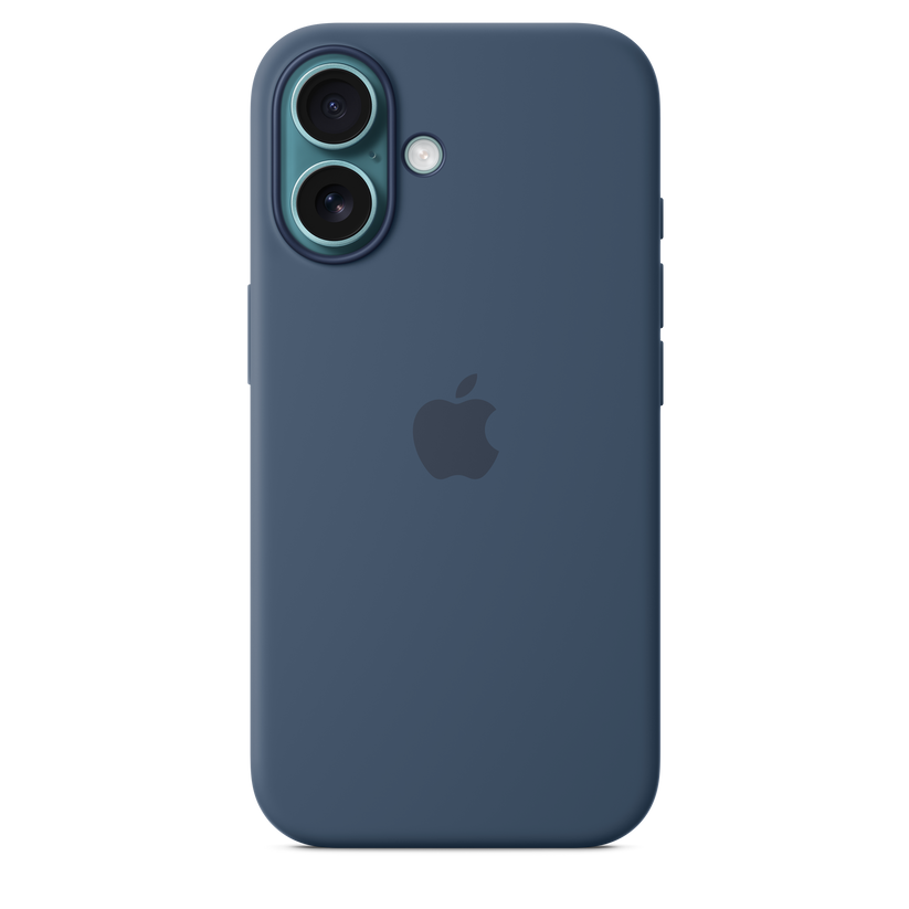iPhone 16 Silicone Case with MagSafe - Denim - iSTYLE BG