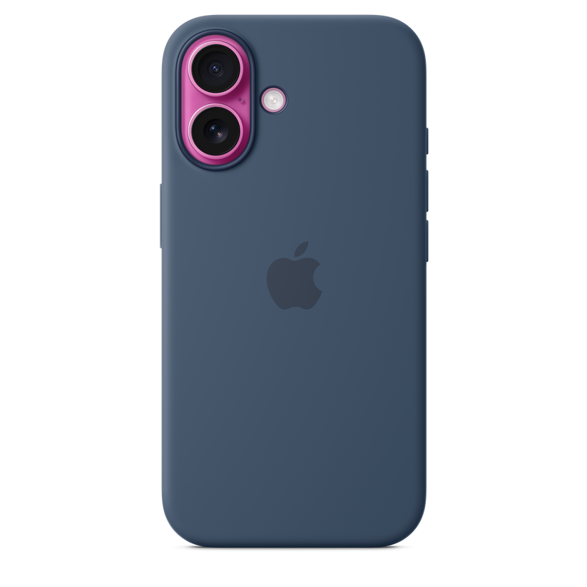 iPhone 16 Silicone Case with MagSafe - Denim - iSTYLE BG