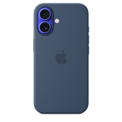 iPhone 16 Silicone Case with MagSafe - Denim - iSTYLE BG