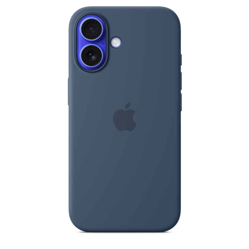 iPhone 16 Silicone Case with MagSafe - Denim - iSTYLE BG
