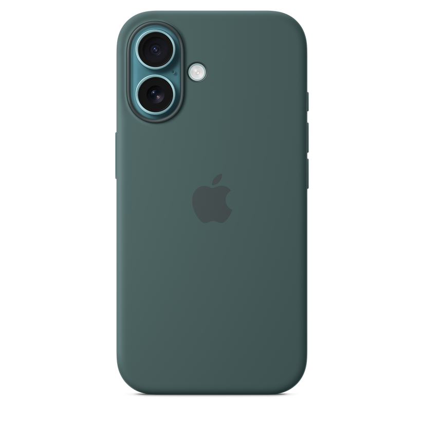 iPhone 16 Silicone Case with MagSafe - Lake Green - iSTYLE BG