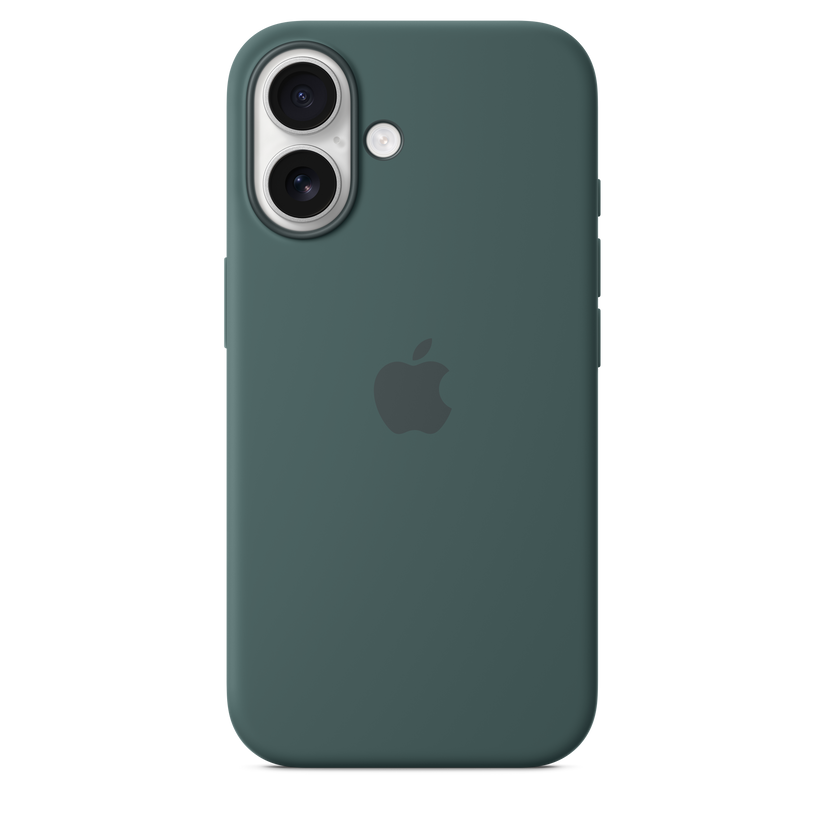 iPhone 16 Silicone Case with MagSafe - Lake Green - iSTYLE BG