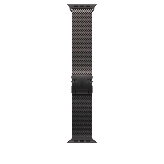 49mm Black Titanium Milanese Loop - Large - iSTYLE BG