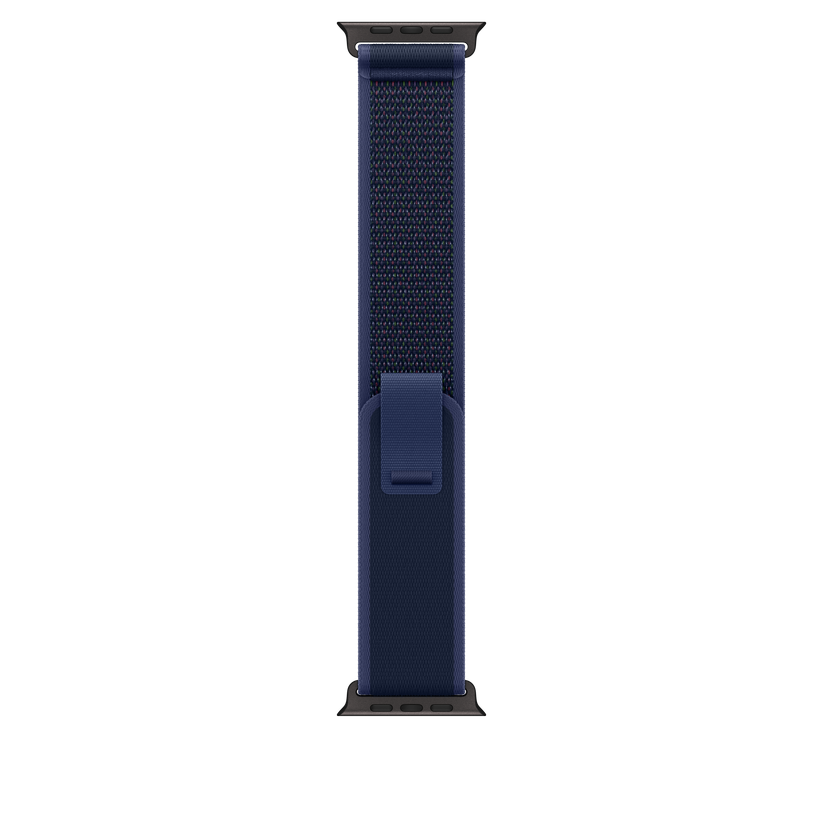 49mm Blue Trail Loop - S/M - Black Titanium Finish - iSTYLE BG