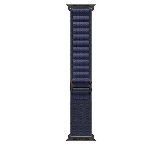49mm Navy Alpine Loop - Large - Black Titanium Finish - iSTYLE BG