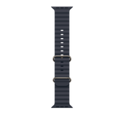 49mm Navy Ocean Band - Natural Titanium Finish - iSTYLE BG