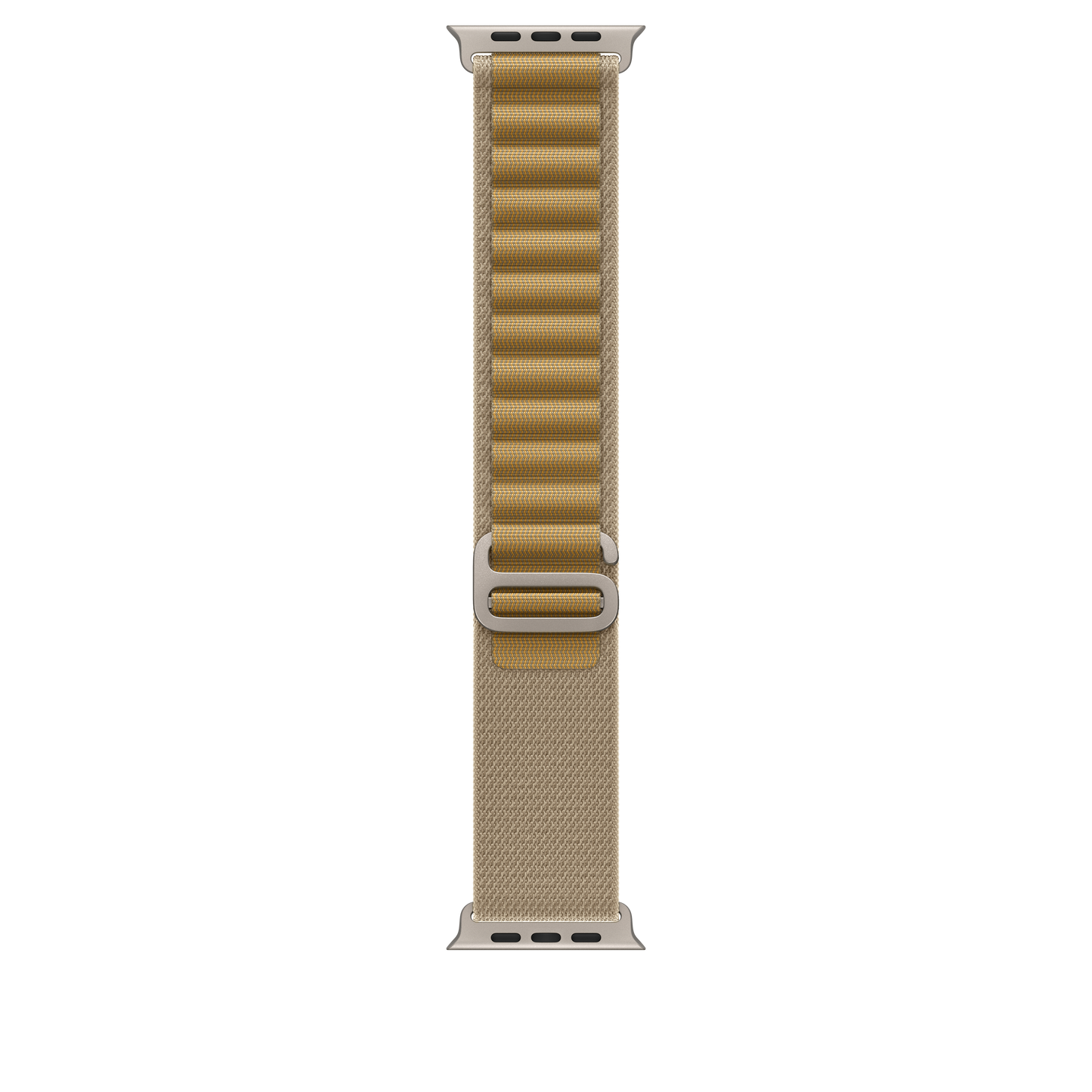 49mm Tan Alpine Loop - Medium - Natural Titanium Finish - iSTYLE BG