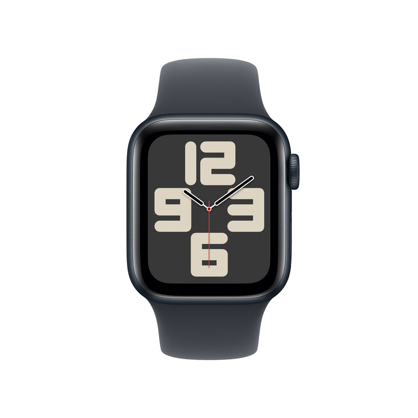 Apple Watch SE GPS 40mm Midnight Aluminium Case with Midnight Sport Band - S/M - iSTYLE BG