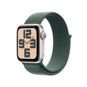 Apple Watch SE GPS 40mm Starlight Aluminium Case with Lake Green Sport Loop - iSTYLE BG