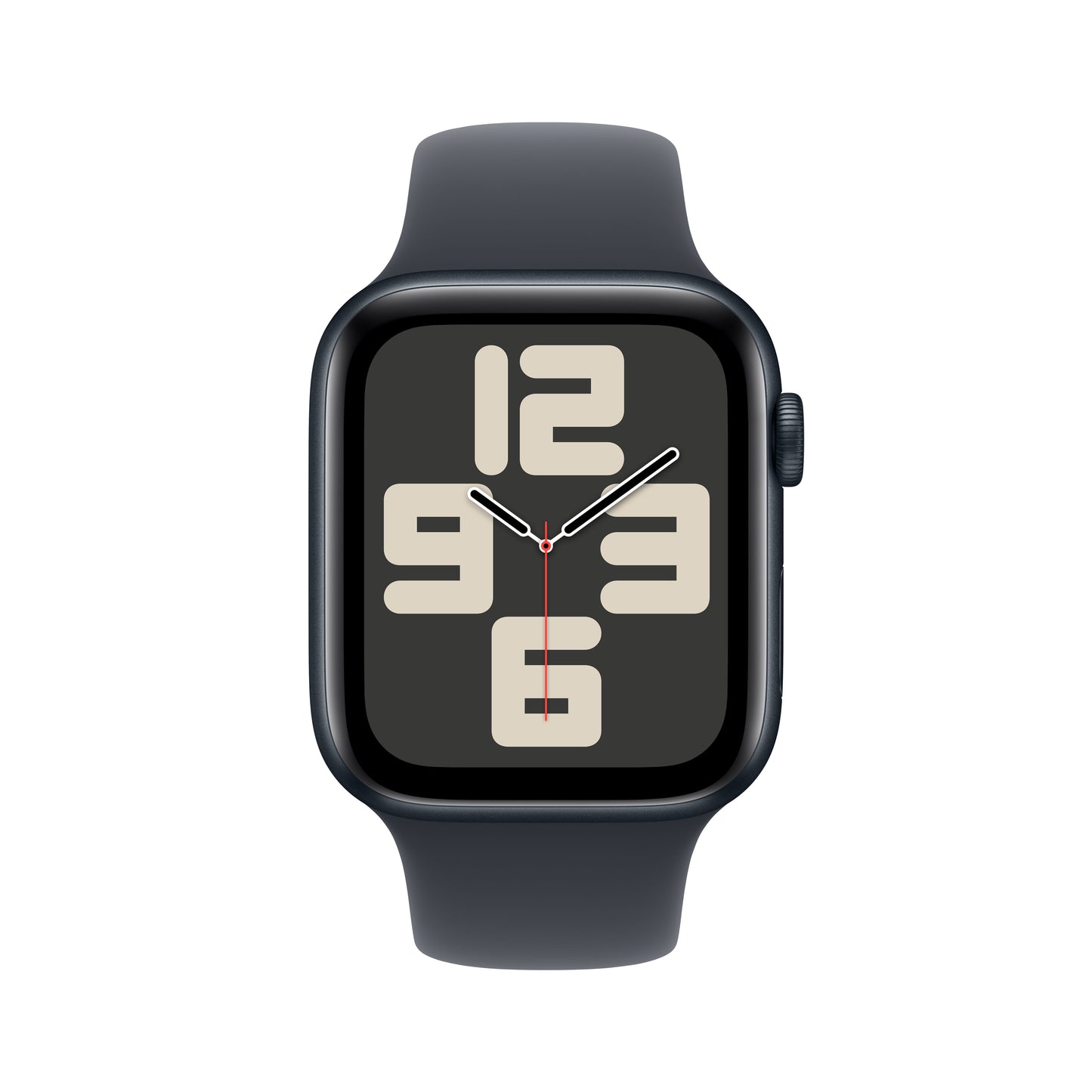 Apple Watch SE GPS 44mm Midnight Aluminium Case with Midnight Sport Band - M/L - iSTYLE BG