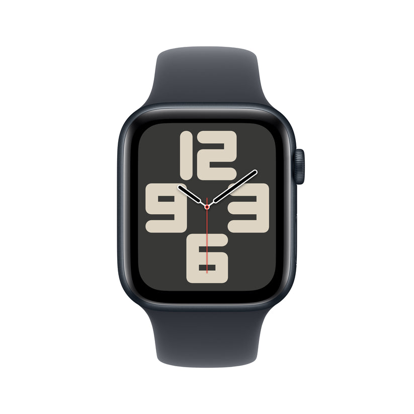 Apple Watch SE GPS 44mm Midnight Aluminium Case with Midnight Sport Band - M/L - iSTYLE BG