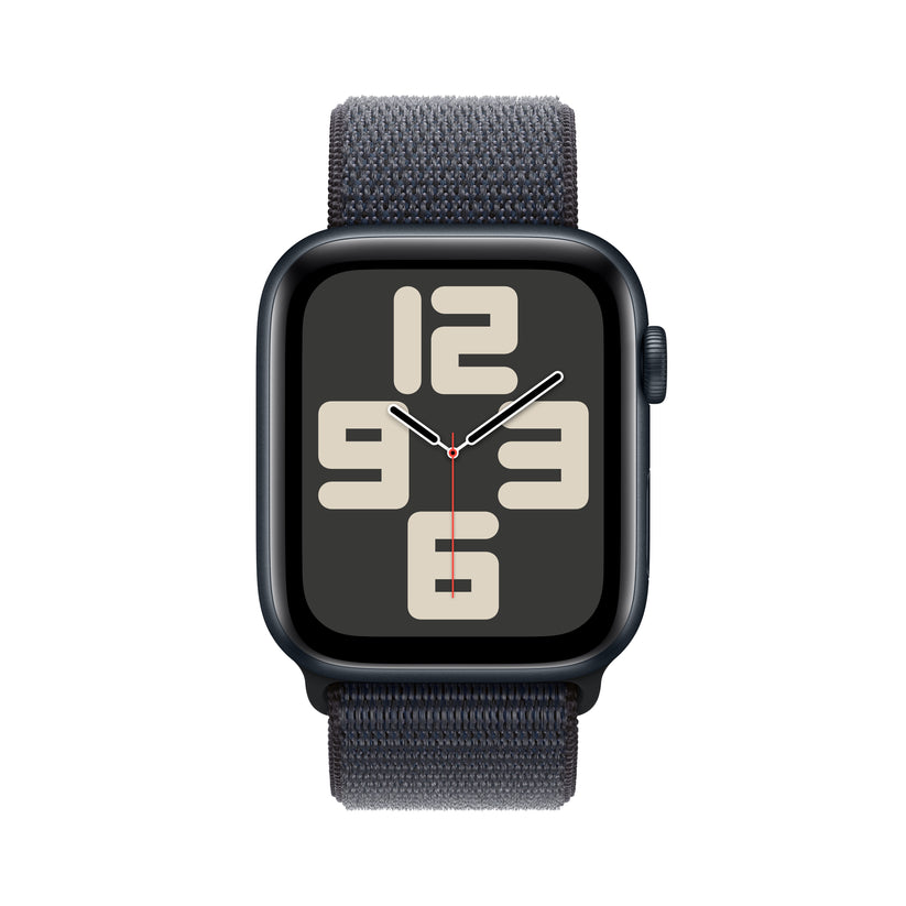 Apple Watch SE GPS 44mm Midnight Aluminium Case with Ink Sport Loop - iSTYLE BG