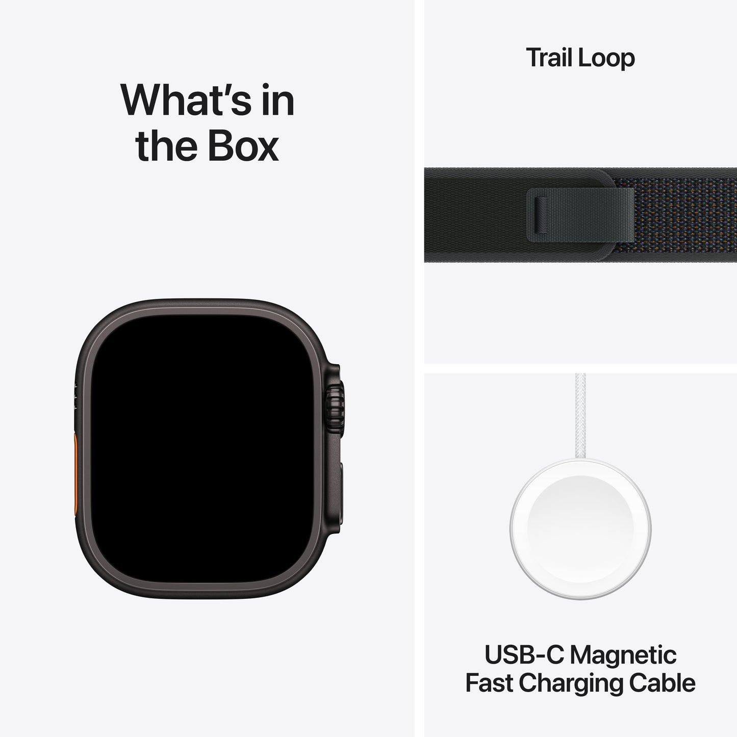 Apple Watch Ultra 2 GPS + Cellular 49mm Black Titanium Case with Black Trail Loop - S/M - iSTYLE BG