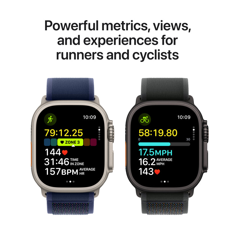 Apple Watch Ultra 2 GPS + Cellular 49mm Natural Titanium Case with Blue Trail Loop - S/M - iSTYLE BG