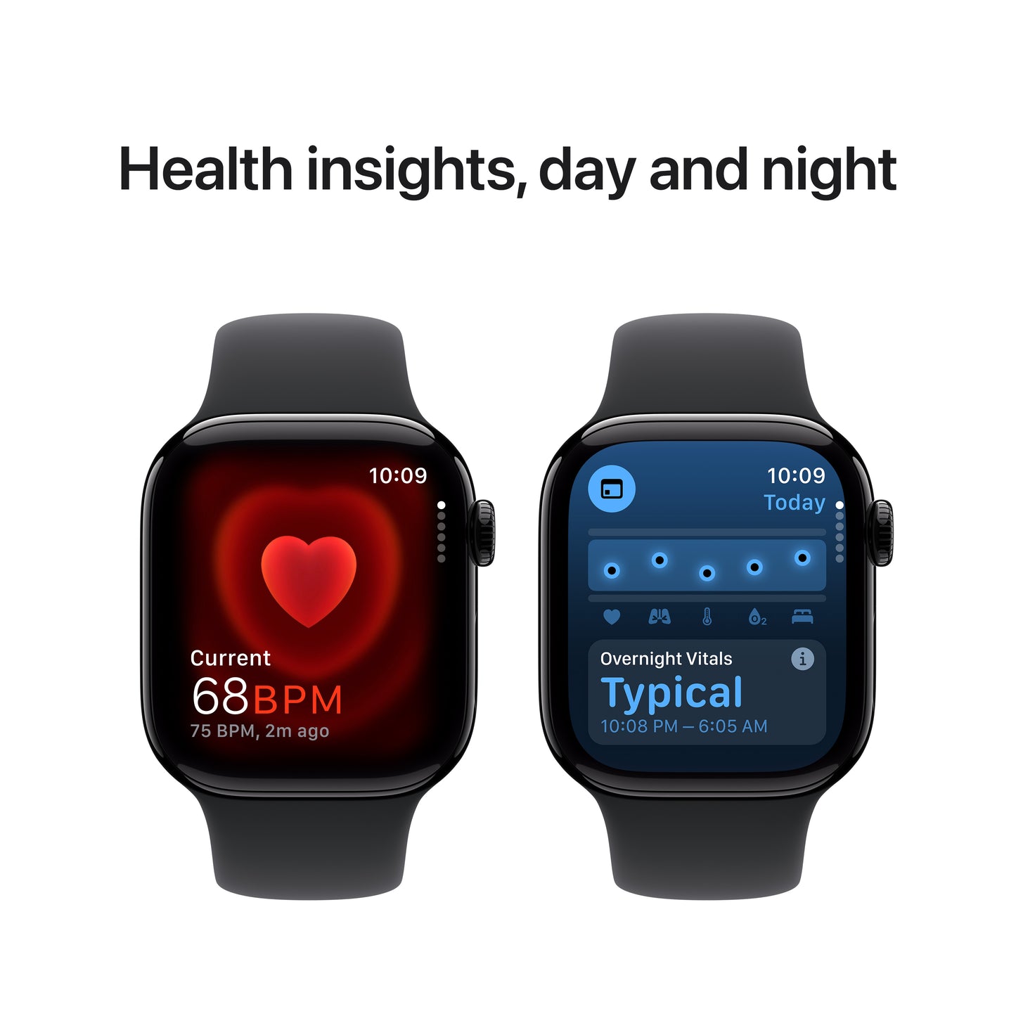 Apple Watch Series 10 GPS 42mm Jet Black Aluminium Case with Black Sport Band - M/L - iSTYLE BG