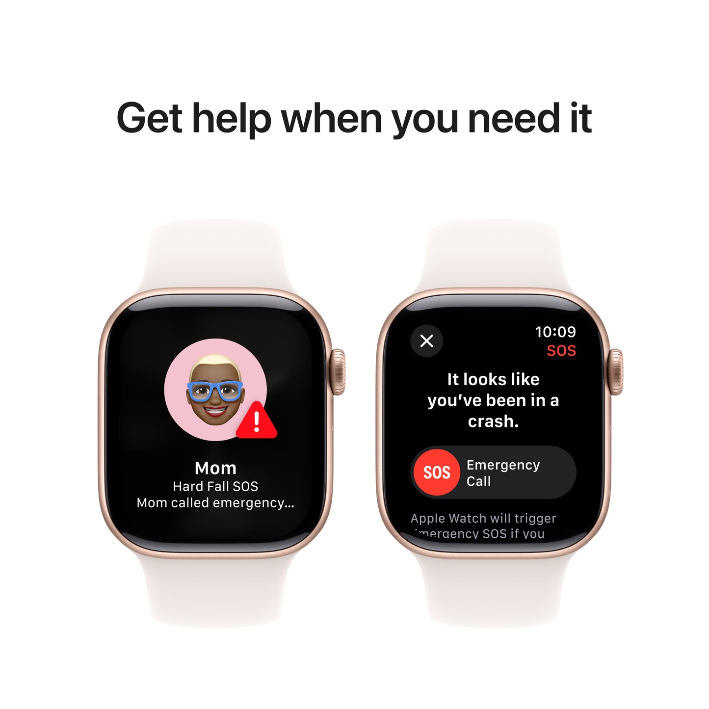 Apple Watch Series 10 GPS 42mm Rose Gold Aluminium Case with Light Blush Sport Band - M/L - iSTYLE BG