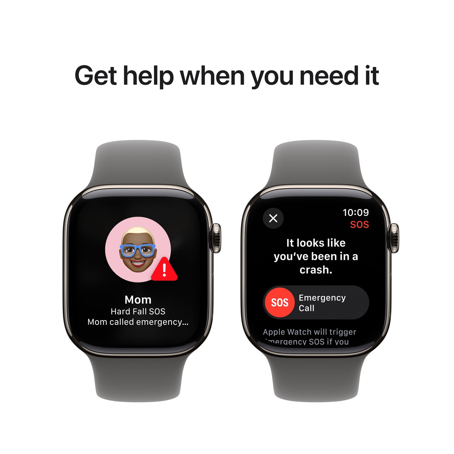 Apple Watch Series 10 GPS + Cellular 42mm Natural Titanium Case with Stone Grey Sport Band - S/M - iSTYLE BG