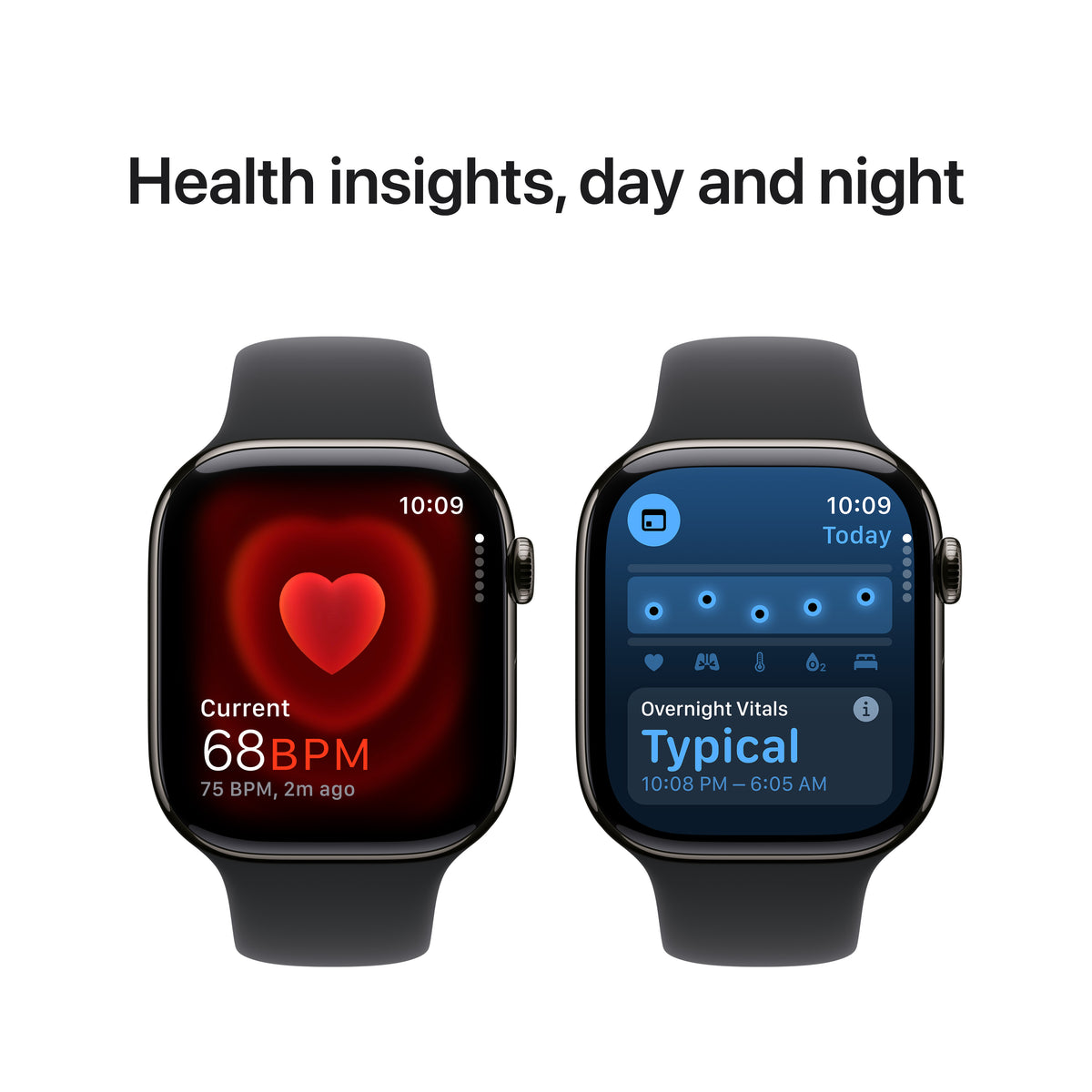 Apple Watch Series 10 GPS + Cellular 46mm Slate Titanium Case with Black Sport Band - M/L - iSTYLE BG