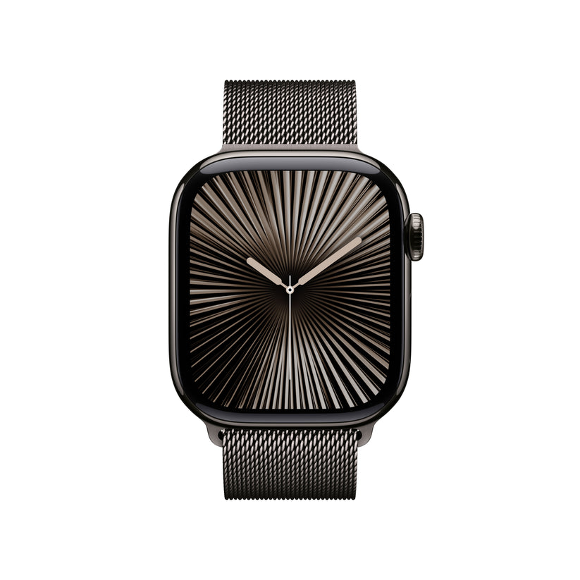 Apple Watch Series 10 GPS + Cellular 42mm Slate Titanium Case with Slate Milanese Loop - iSTYLE BG
