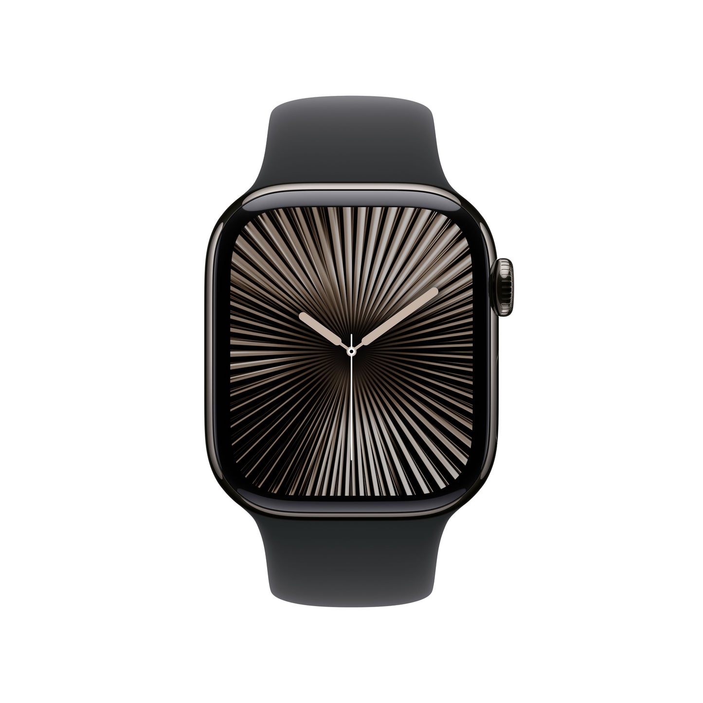 Apple Watch Series 10 GPS + Cellular 42mm Slate Titanium Case with Black Sport Band - M/L - iSTYLE BG