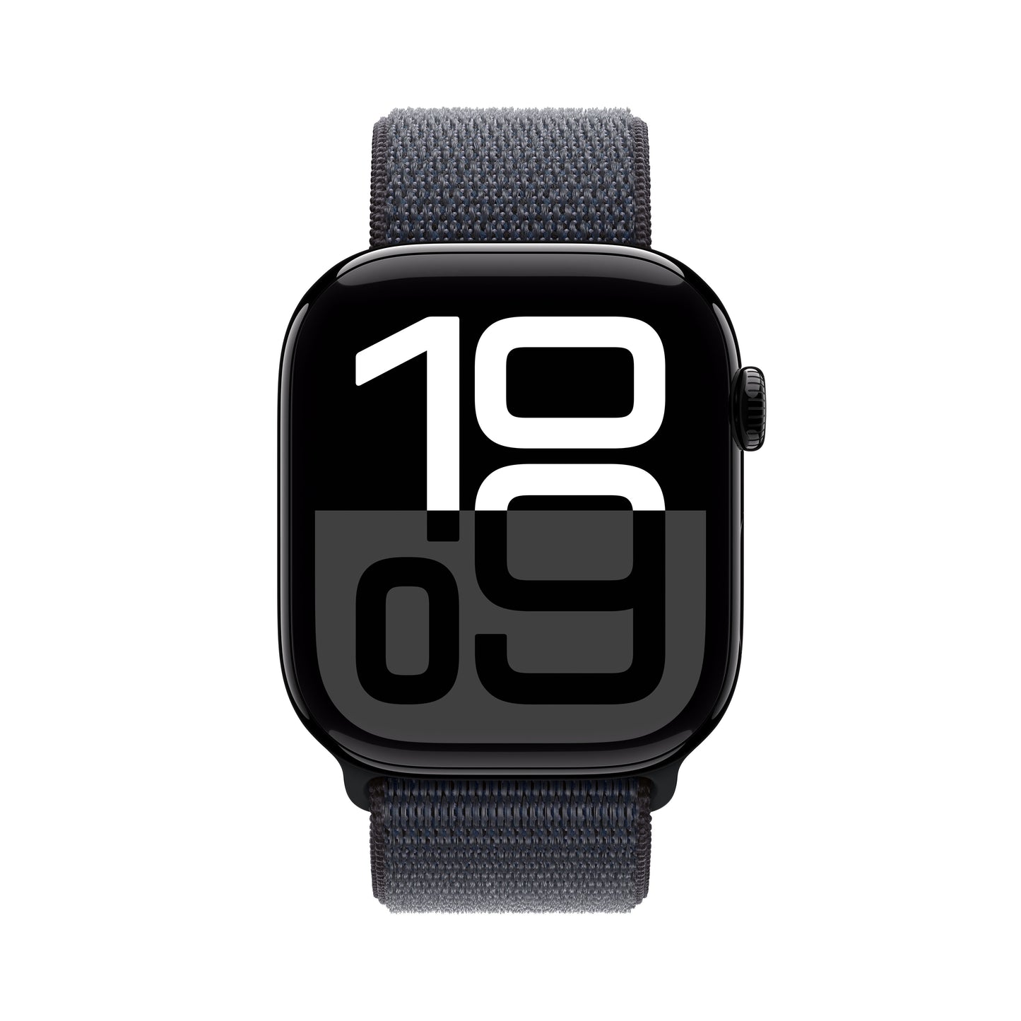 Apple Watch Series 10 GPS 46mm Jet Black Aluminium Case with Ink Sport Loop - iSTYLE BG